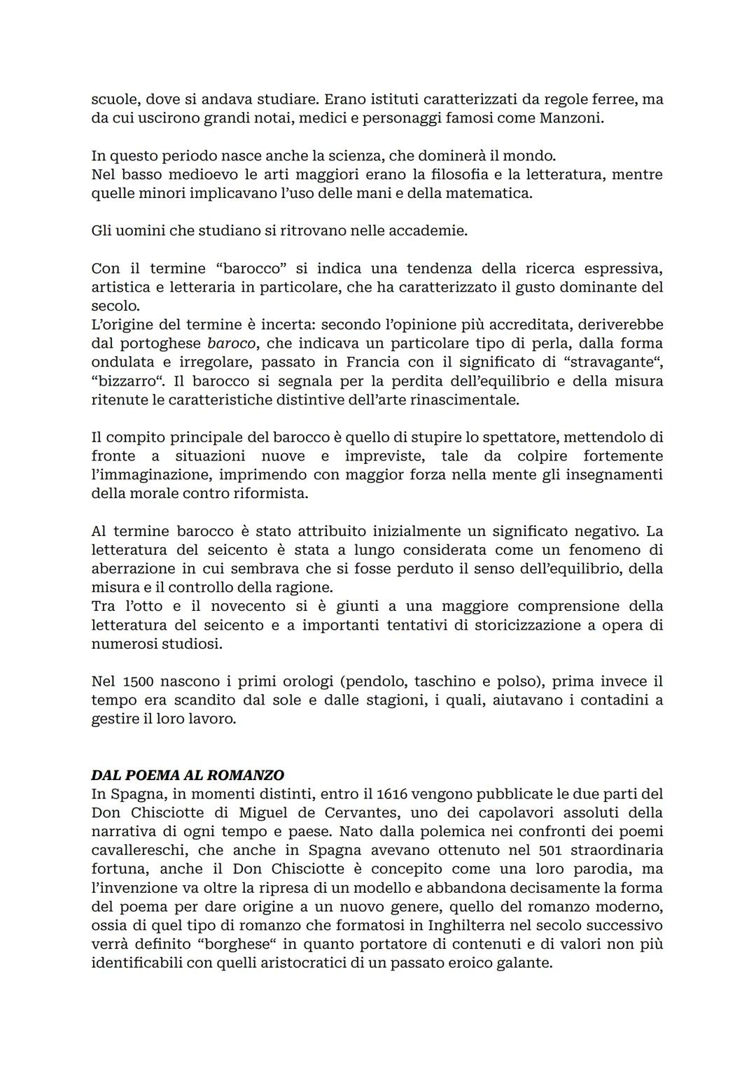 # IL BAROCCO

Nel 1500-1600 si sviluppò il barocco.
Contesto storico:
- In Europa c'erano delle guerre;
- Nascita e formazione delle monarch
