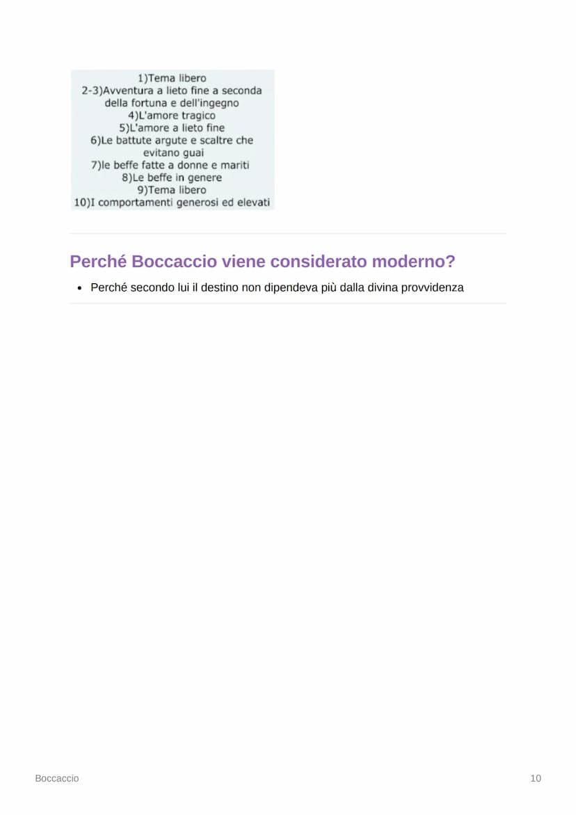 2
Boccaccio
Nato nel 1313 ad Certaldo o Firenze (non si sa)
Morto nel 1375
La vita
1. Nacque nel 1313 forse a Certaldo o forse a Firenze
2. 