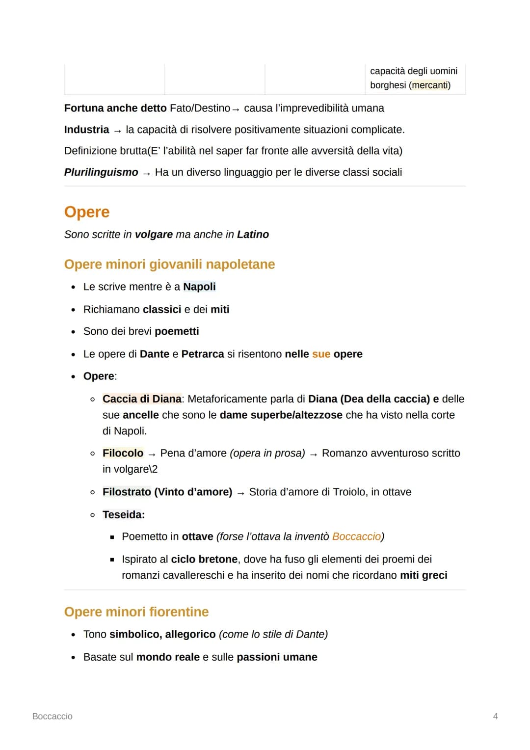 2
Boccaccio
Nato nel 1313 ad Certaldo o Firenze (non si sa)
Morto nel 1375
La vita
1. Nacque nel 1313 forse a Certaldo o forse a Firenze
2. 