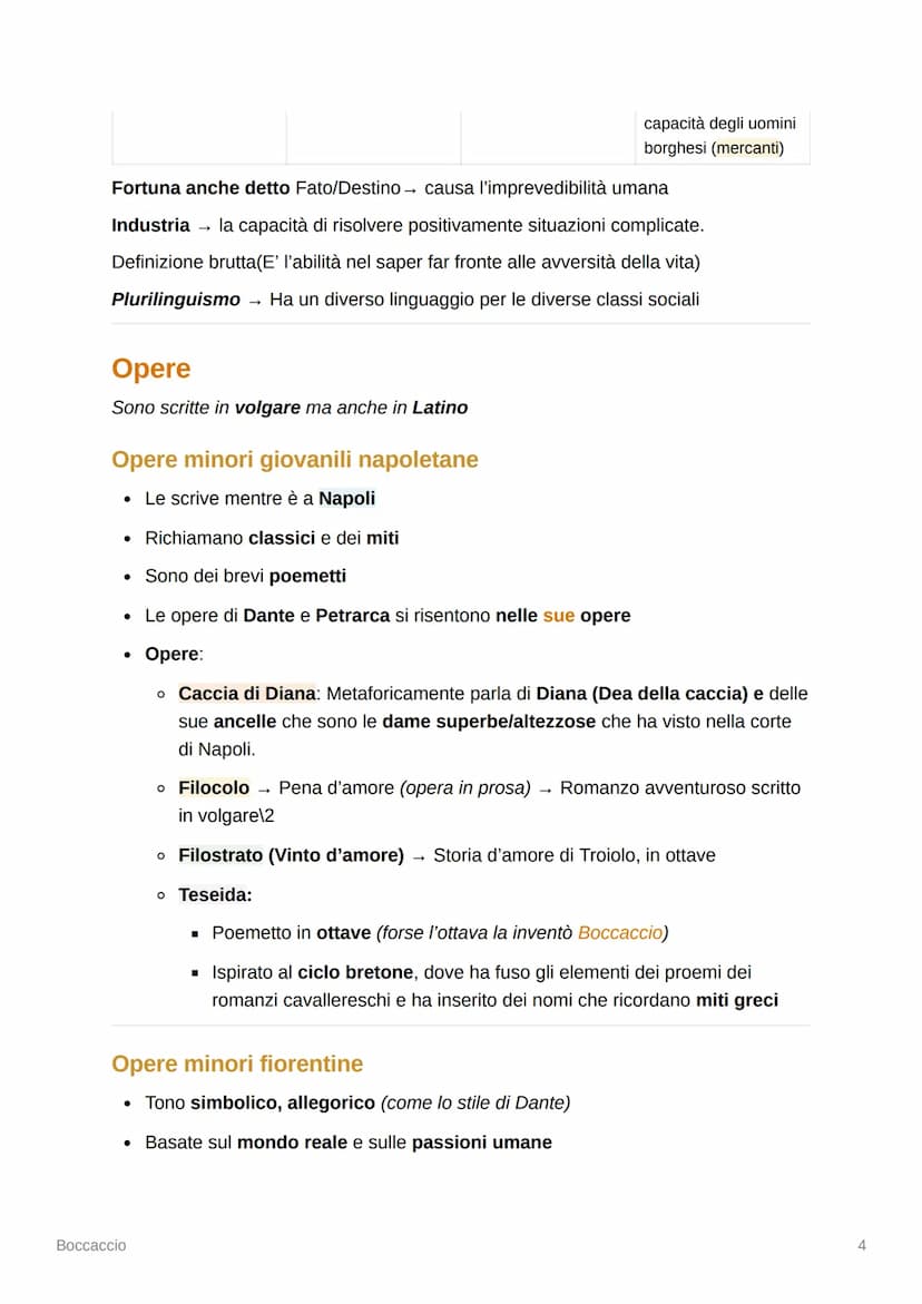 2
Boccaccio
Nato nel 1313 ad Certaldo o Firenze (non si sa)
Morto nel 1375
La vita
1. Nacque nel 1313 forse a Certaldo o forse a Firenze
2. 