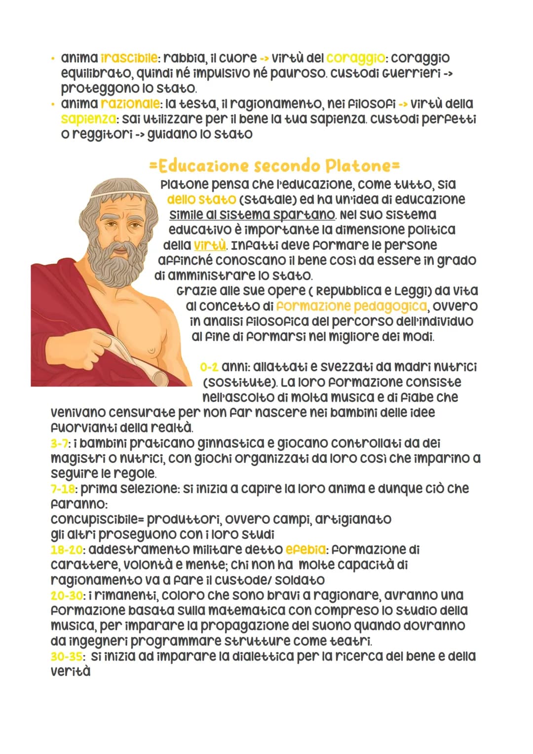 Platone
=vita=
Platone è il soprannome di Aristocle e deriva
da "platos"-ampio, probabilmente perché
aveva una fronte ampia. Nasce in una fa
