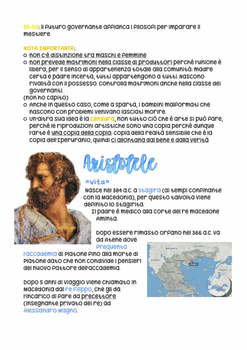 Platone
=vita=
Platone è il soprannome di Aristocle e deriva
da "platos"-ampio, probabilmente perché
aveva una fronte ampia. Nasce in una fa