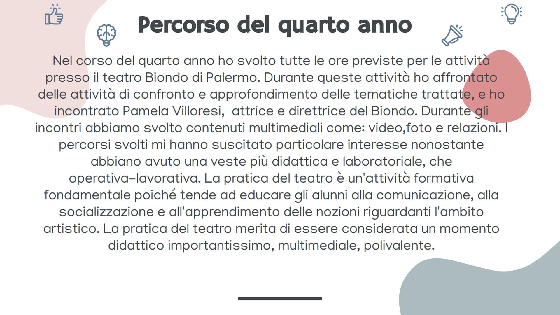 
<h2 id="candidato">Candidato</h2>
<p>Eliana Romano</p>
<h2 id="classe">Classe</h2>
<p>5°C</p>
<h2 id="annoscolastico">Anno scolastico</h2>
