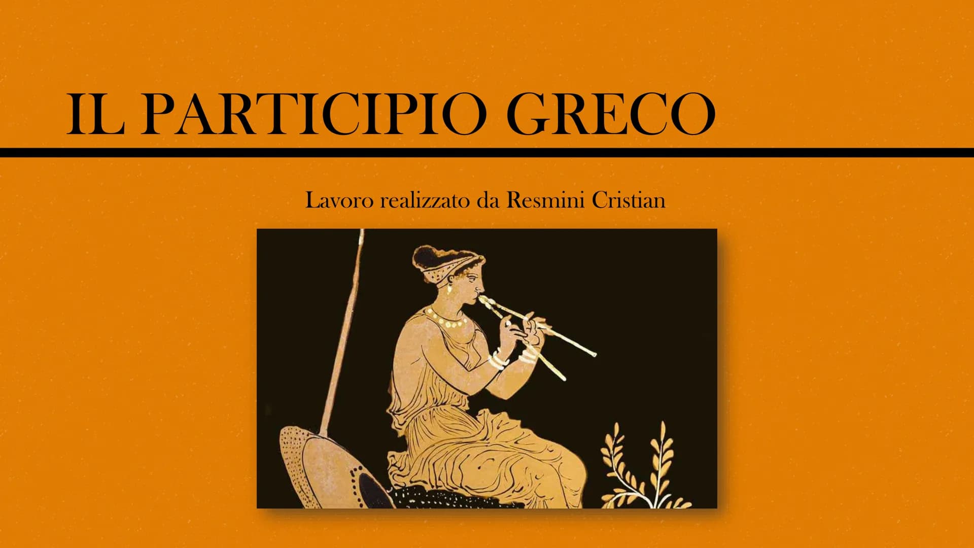 

<p>Lavoro realizzato da Resmini Cristian</p>
<h2 id="checosailparticipio">CHE COSA è IL PARTICIPIO?</h2>
<p>Il participio in greco, come i