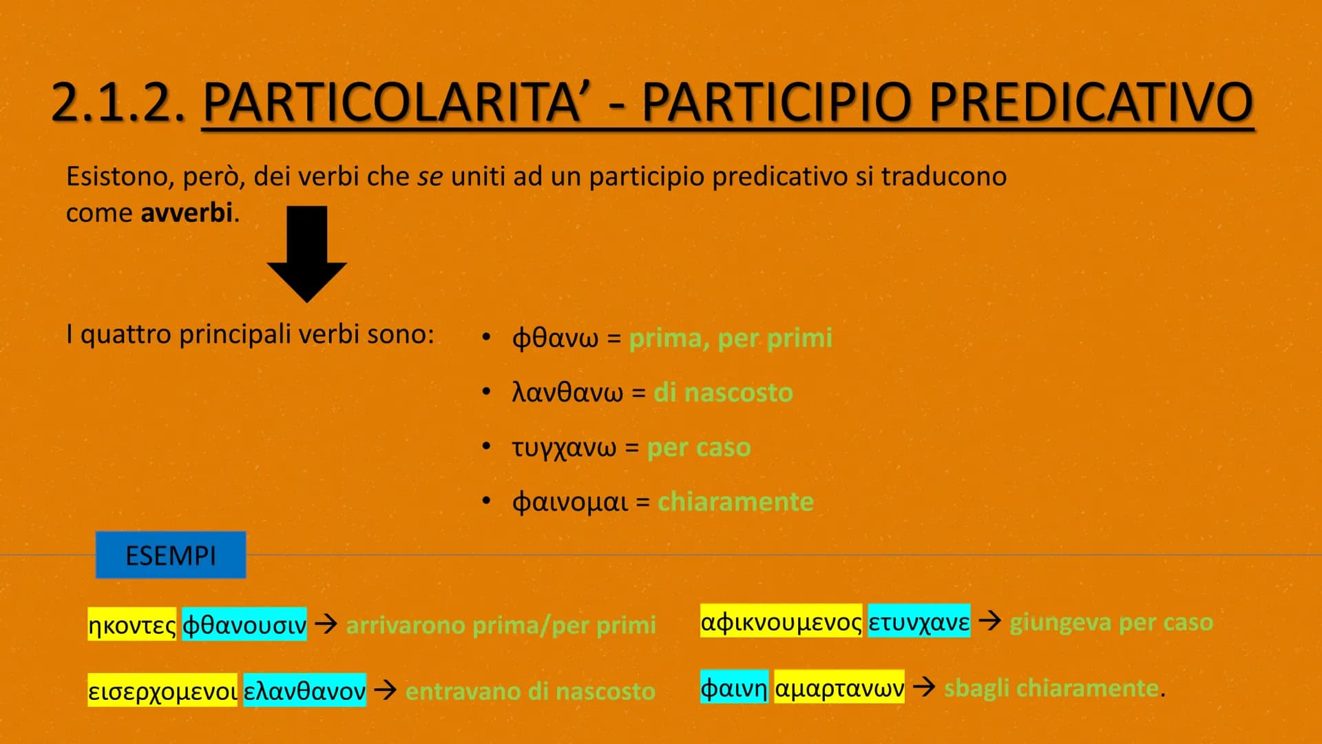 

<p>Lavoro realizzato da Resmini Cristian</p>
<h2 id="checosailparticipio">CHE COSA è IL PARTICIPIO?</h2>
<p>Il participio in greco, come i