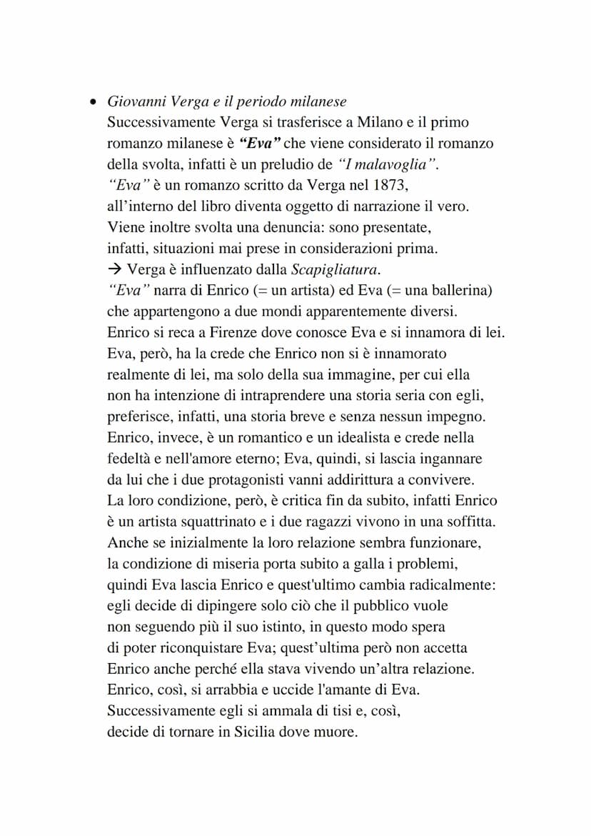 La Scapigliatura
La scapigliatura è un movimento letterario che si sviluppa
soprattutto in Italia a Milano, subito dopo l'unità d'Italia.
Il