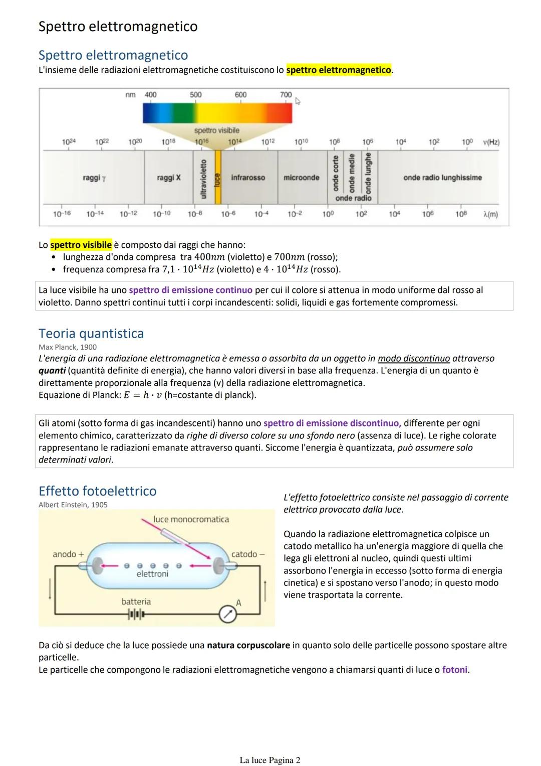 La luce
La teoria che permette di spiegare la natura della luce e i fenomeni associati è stata formulata dal fisico James Clerk
Maxwell nel 