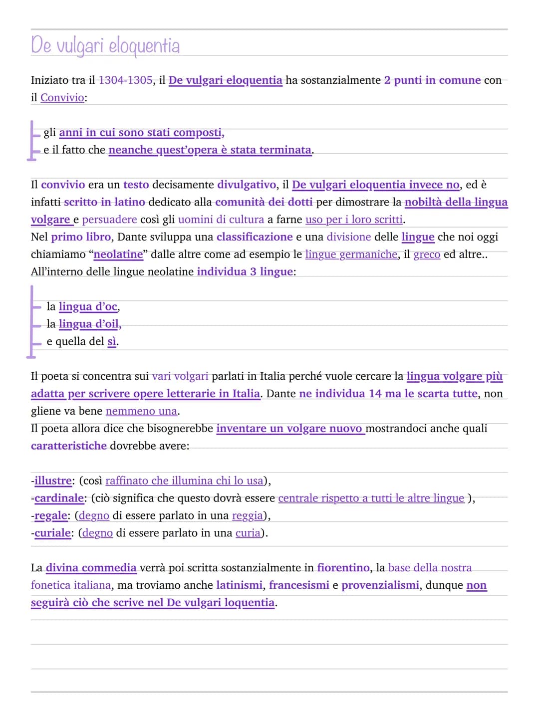 Le opere dottrinali
Le opere dottrinali sono dei saggi non letterari in quanto non appartengono a nessun genere
letterario, e sono state scr