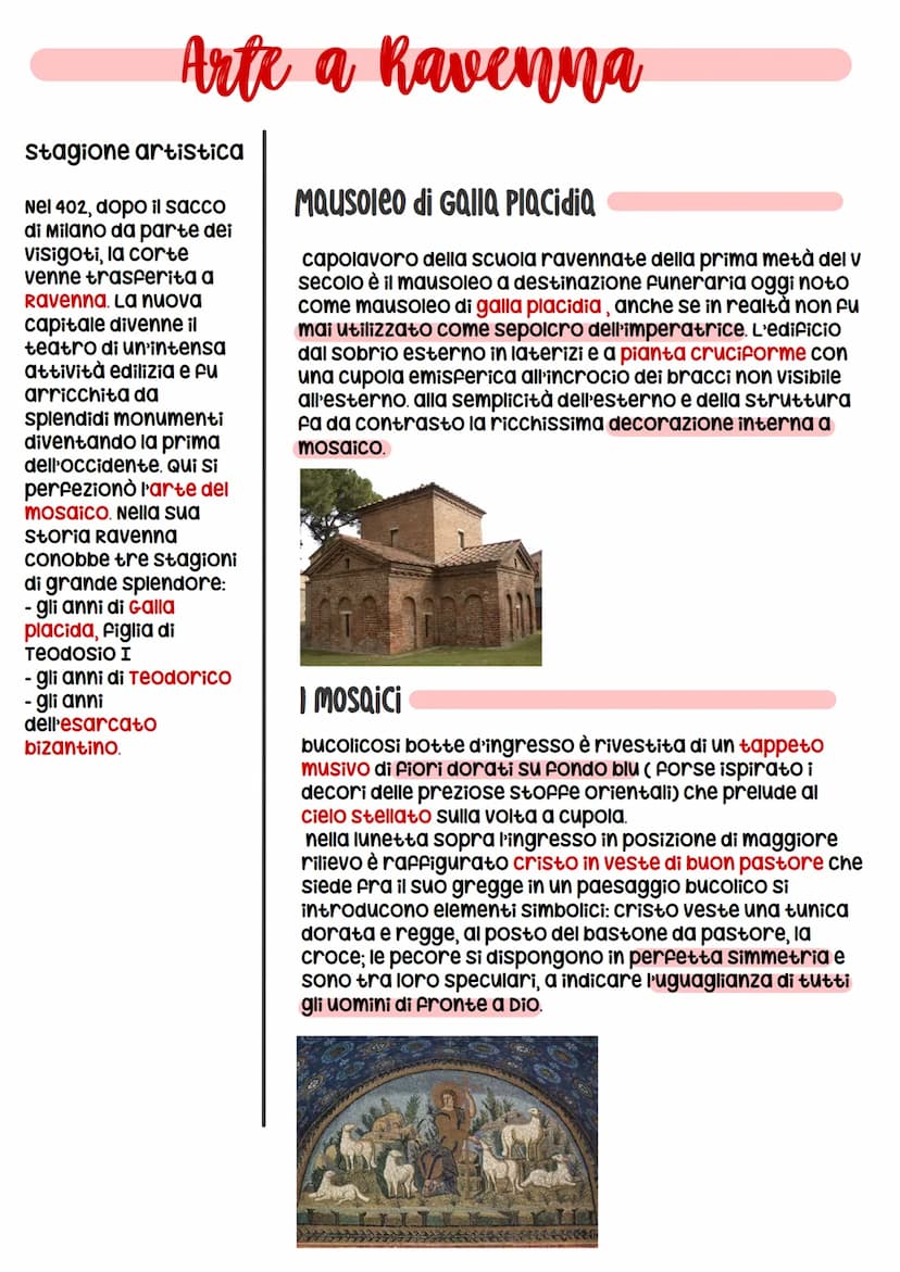 L'arte Paleocristiana
Il cristianesimo visse i primi secoli della sua esistenza in semi clandestinità. In
questa fase gli spazi dedicati agl