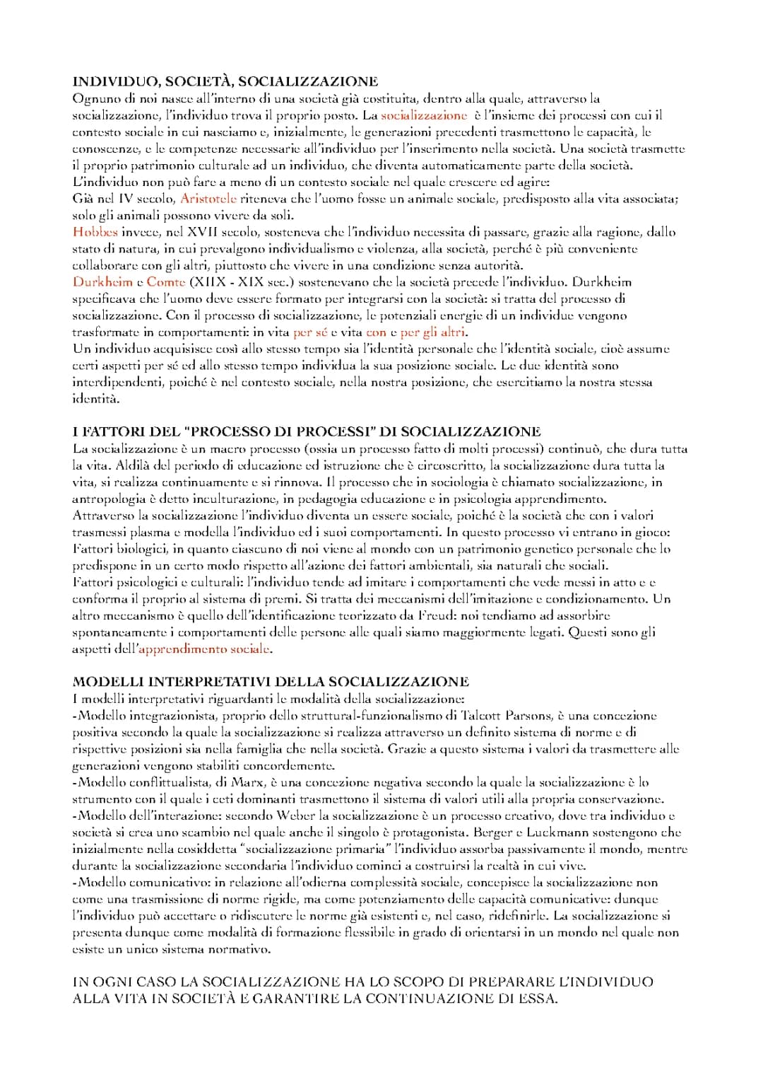 Socializzazione: significato, tipi e riassunto - Scienze Umane