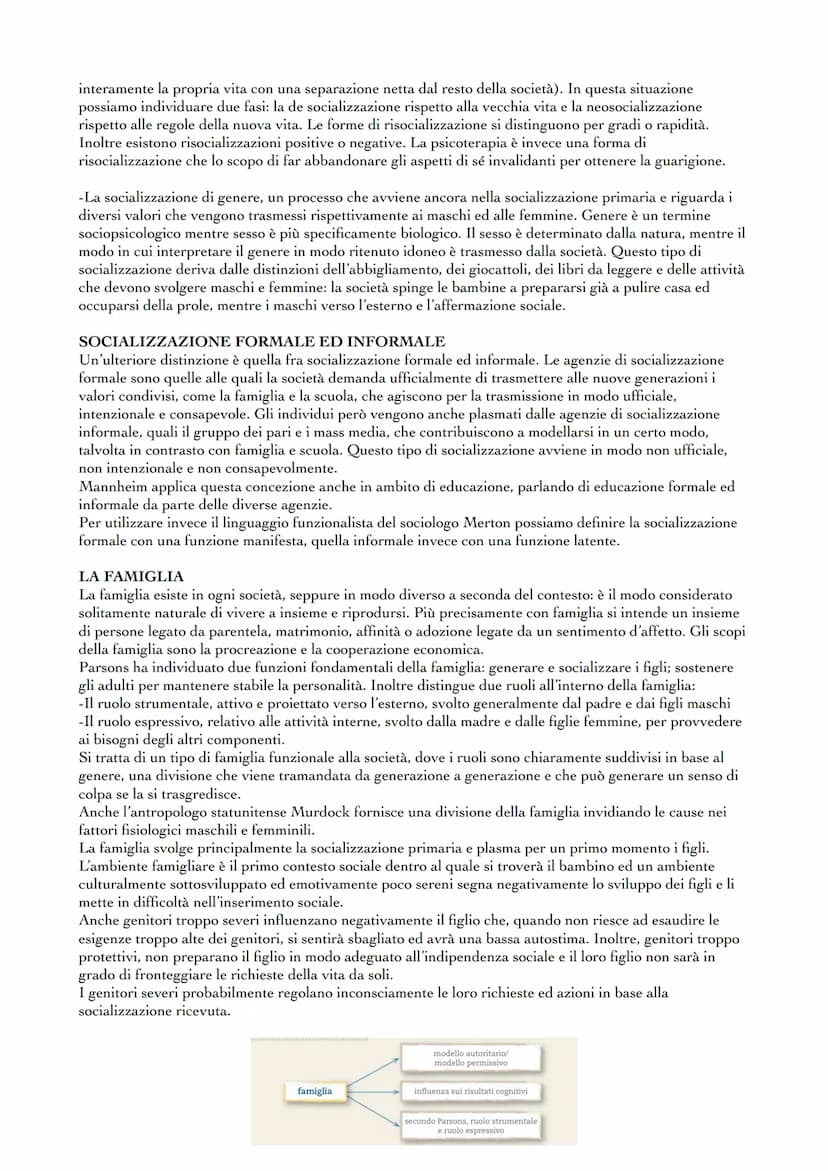 INDIVIDUO, SOCIETÀ, SOCIALIZZAZIONE
Ognuno di noi nasce all'interno di una società già costituita, dentro alla quale, attraverso la
socializ