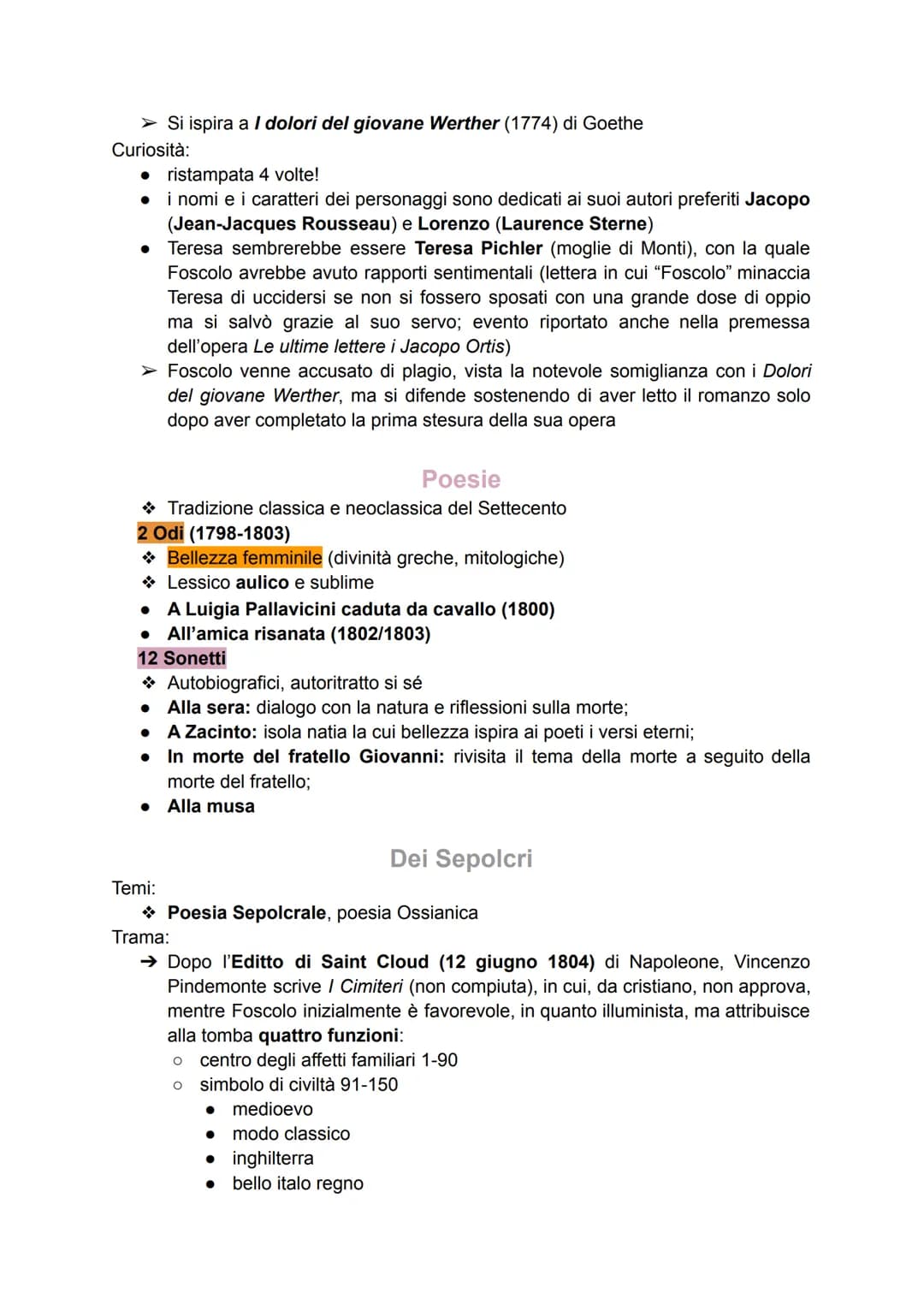 UGO FOSCOLO
Vita
Data di nascita: 6 febbraio 1778 a Zante (isola greca sotto il dominio veneziano)
Nome di battesimo: Niccolò Foscolo
Genito