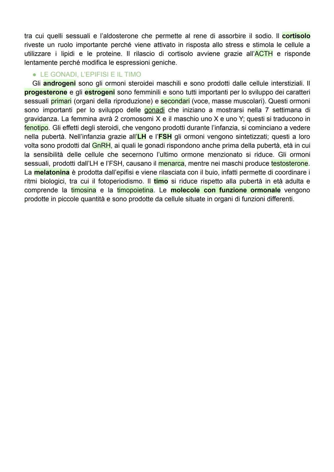 # SISTEMA ENDOCRINO

Controlla diverse funzioni e coordina le attività degli organi attraverso gli ORMONI: molecole
che agiscono sulla super