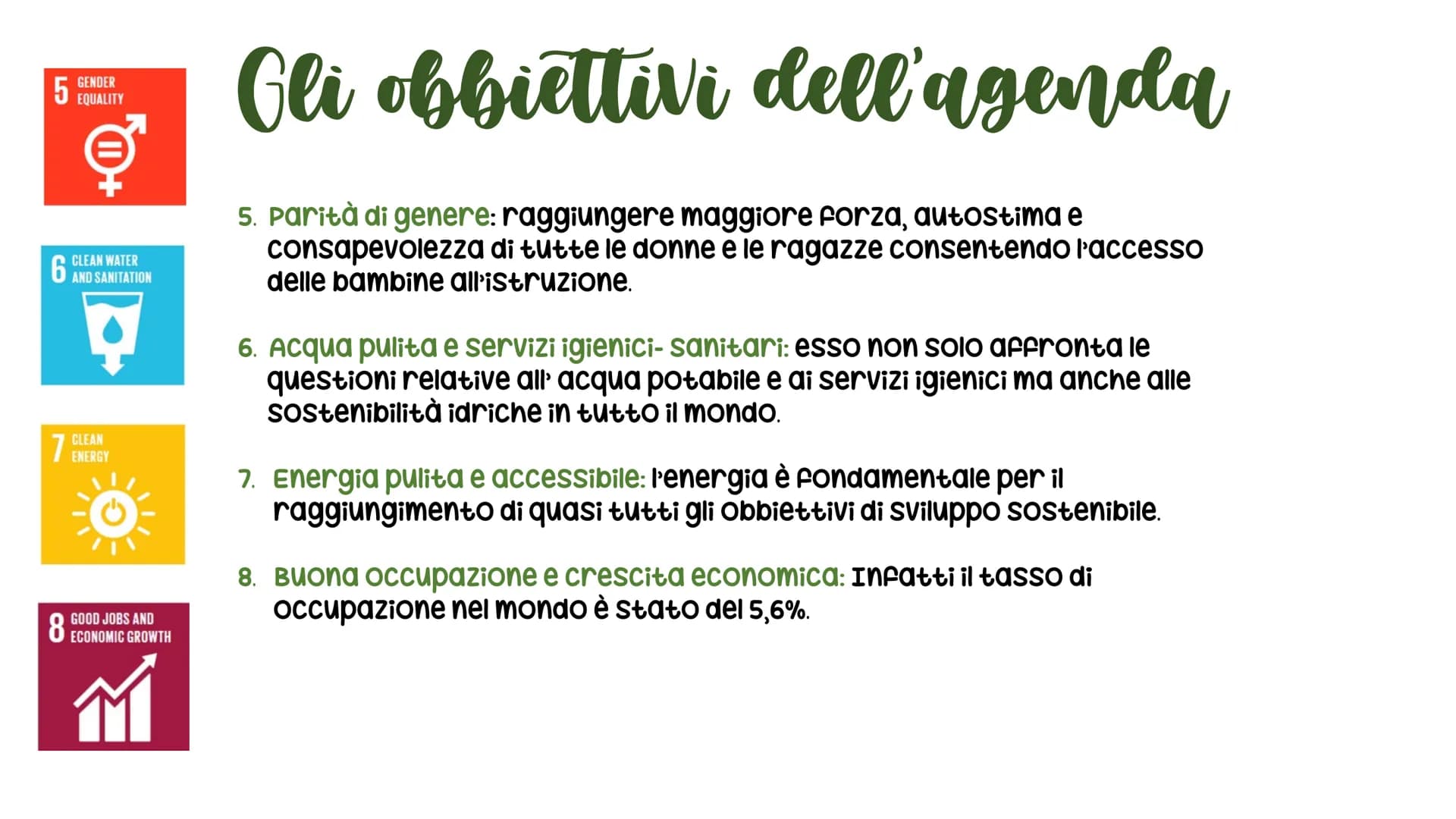 Lagenda 2030
COS'E
L'agenda 2030 è un programma
d'azione per le persone ed il pianeta, in
cui si tiene conto del progresso
sociale, economic