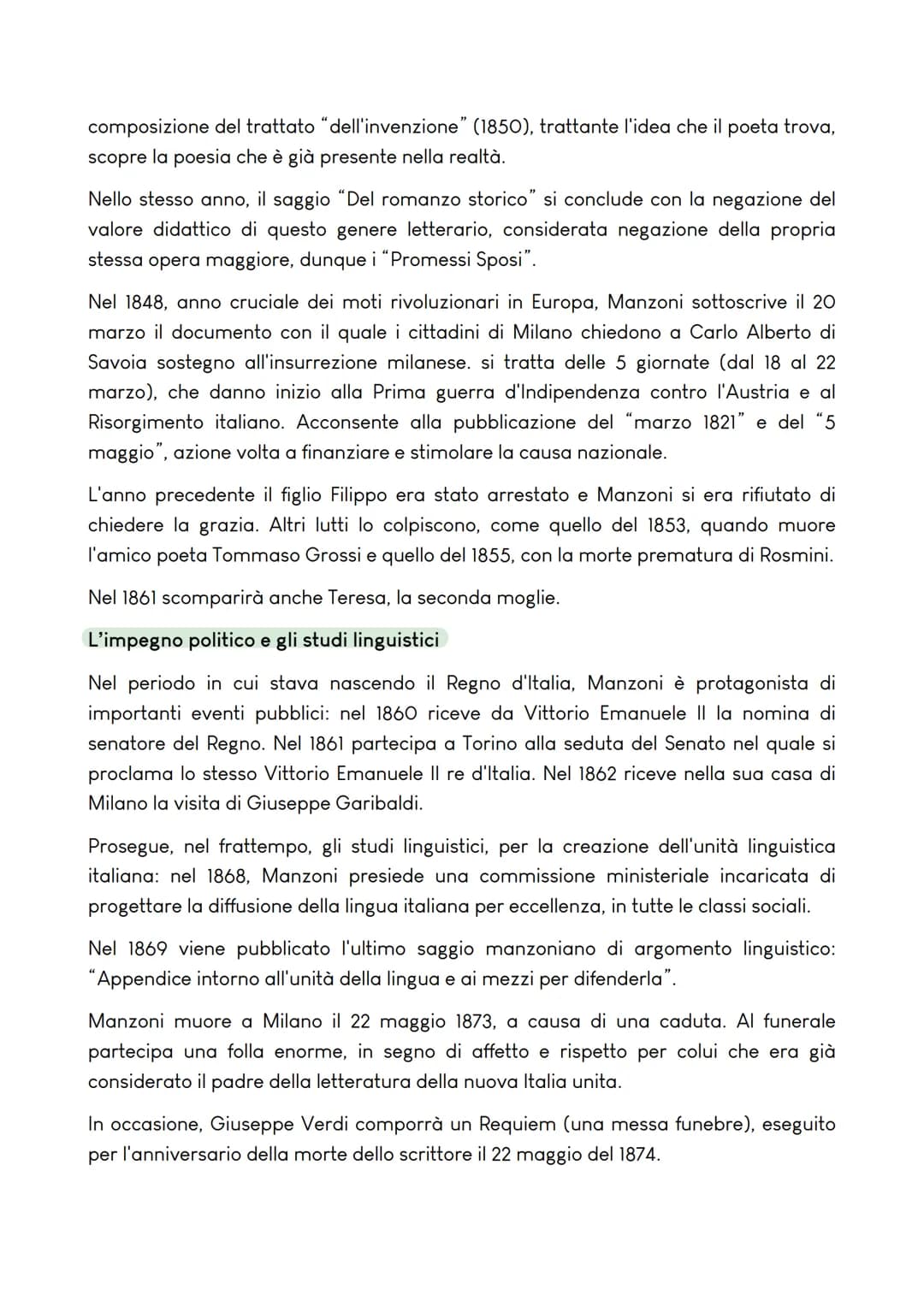 ALESSANDRO MANZONI
LA VITA E LE OPERE
L'educazione in collegio
Alessandro Manzoni nasce a Milano il 7
marzo 1785.
È figlio di Giulia Beccari