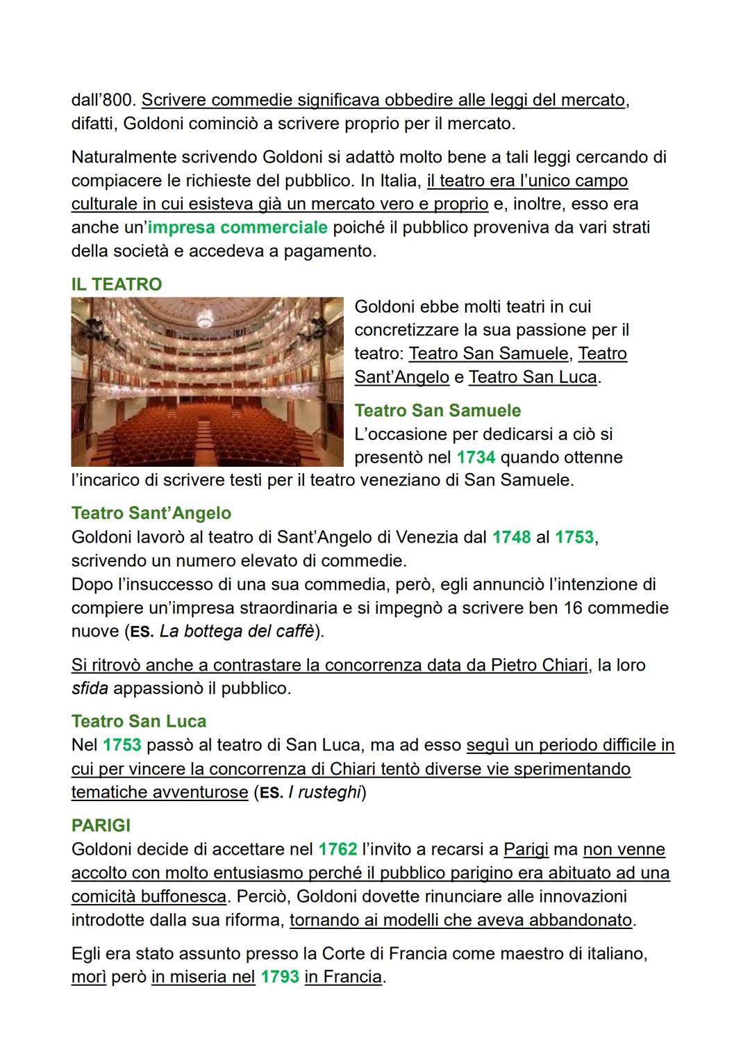 CARLO GOLDONI
Goldoni non fu propriamente un illuminista, ma
visse in quel contesto storico e ne assorbì le
tendenze culturali. Nelle sue op