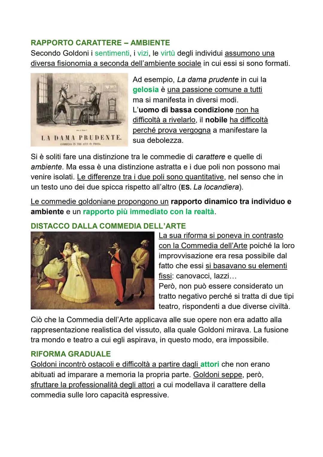 CARLO GOLDONI
Goldoni non fu propriamente un illuminista, ma
visse in quel contesto storico e ne assorbì le
tendenze culturali. Nelle sue op