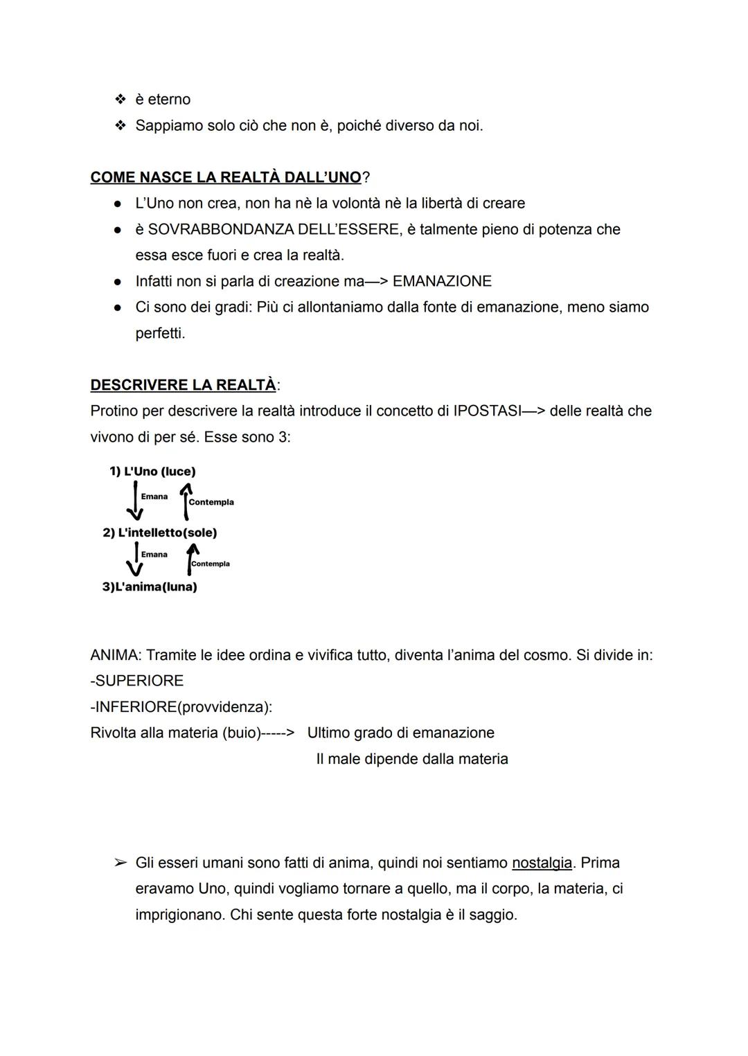 # NEOPLATONISMO

→ Ultima manifestazione del platonismo ed ultima filosofia greca.

→ II Neoplatonismo nasce in Egitto (Licopoli)

→ Riprend