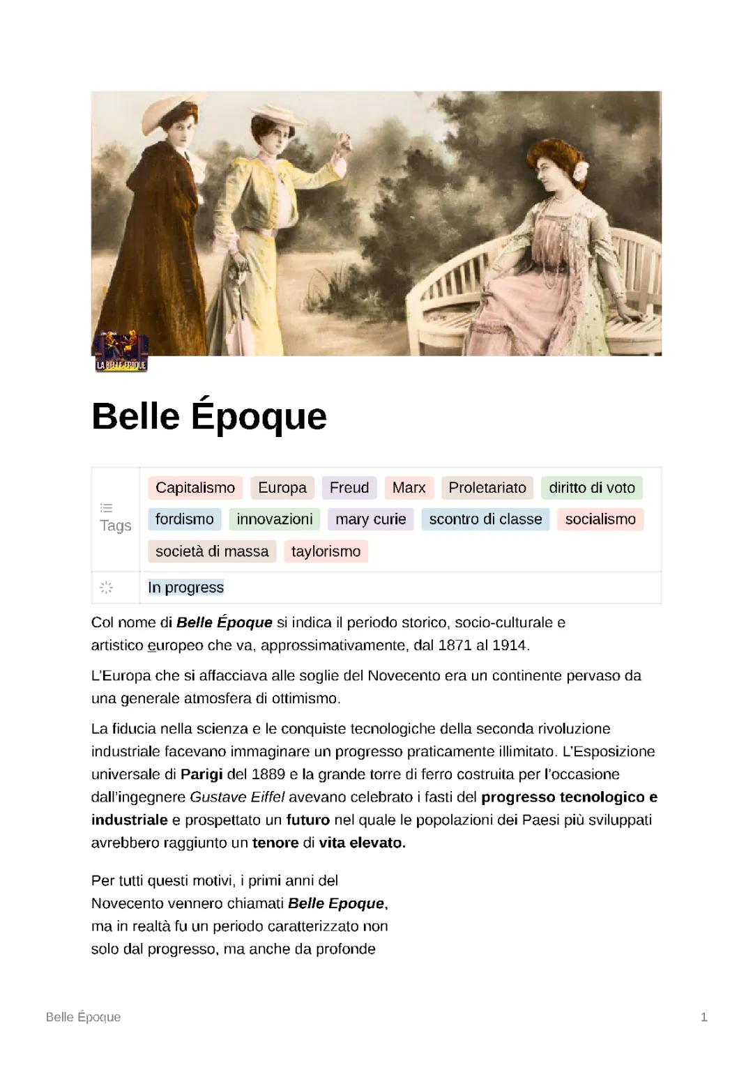 Belle Époque