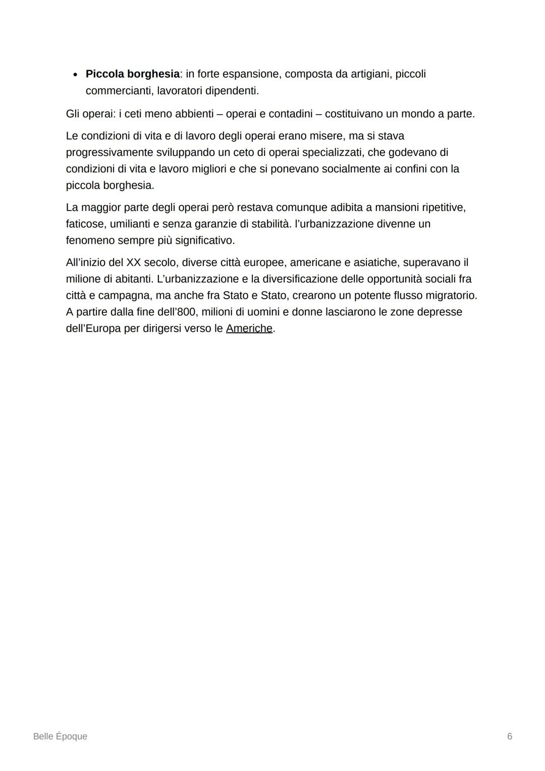 LA BELLE EPOQUE
Belle Époque
E
Tags
Capitalismo Europa Freud Marx Proletariato diritto di voto
fordismo innovazioni mary curie
scontro di cl