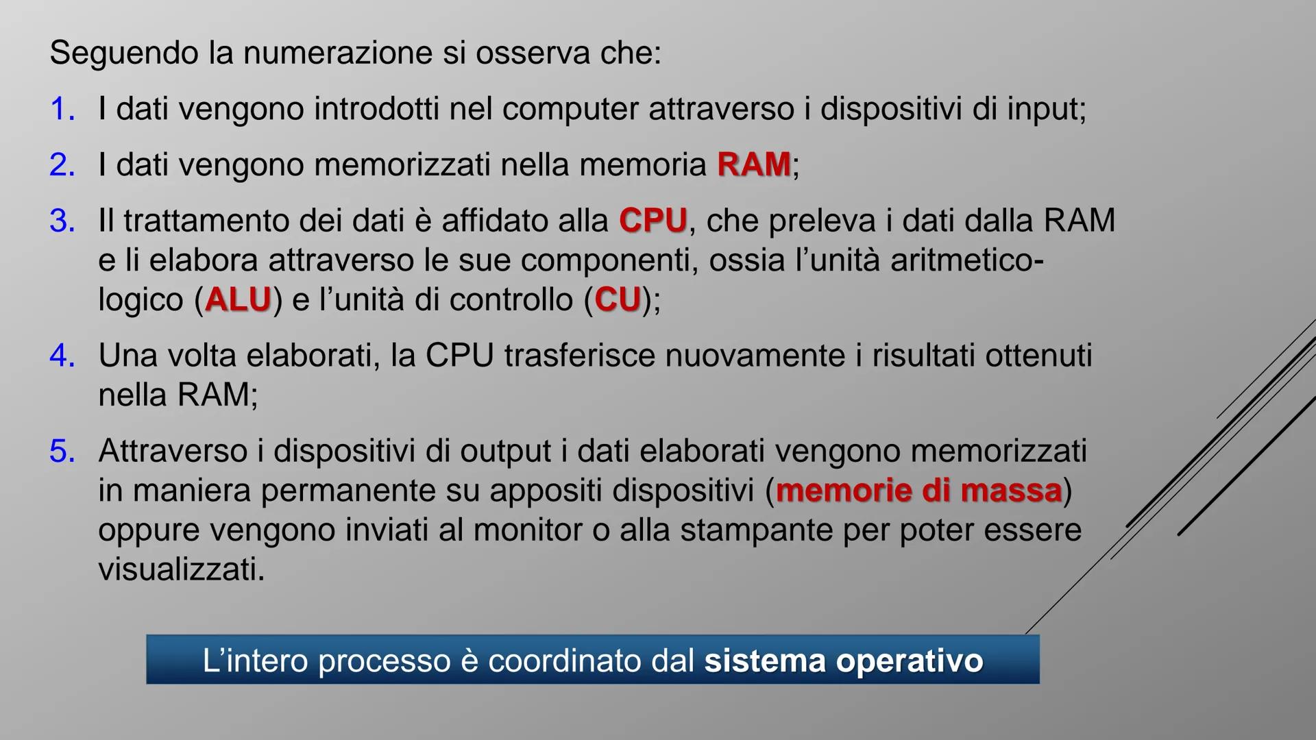 ARCHITETTURA
E
5
COMPONENTI
17
DI UN COMPUTER
I
.
B
W
I
B
.
B
·
17 1. L'architettura di Von Neumann
Il computer è una macchina costituita da