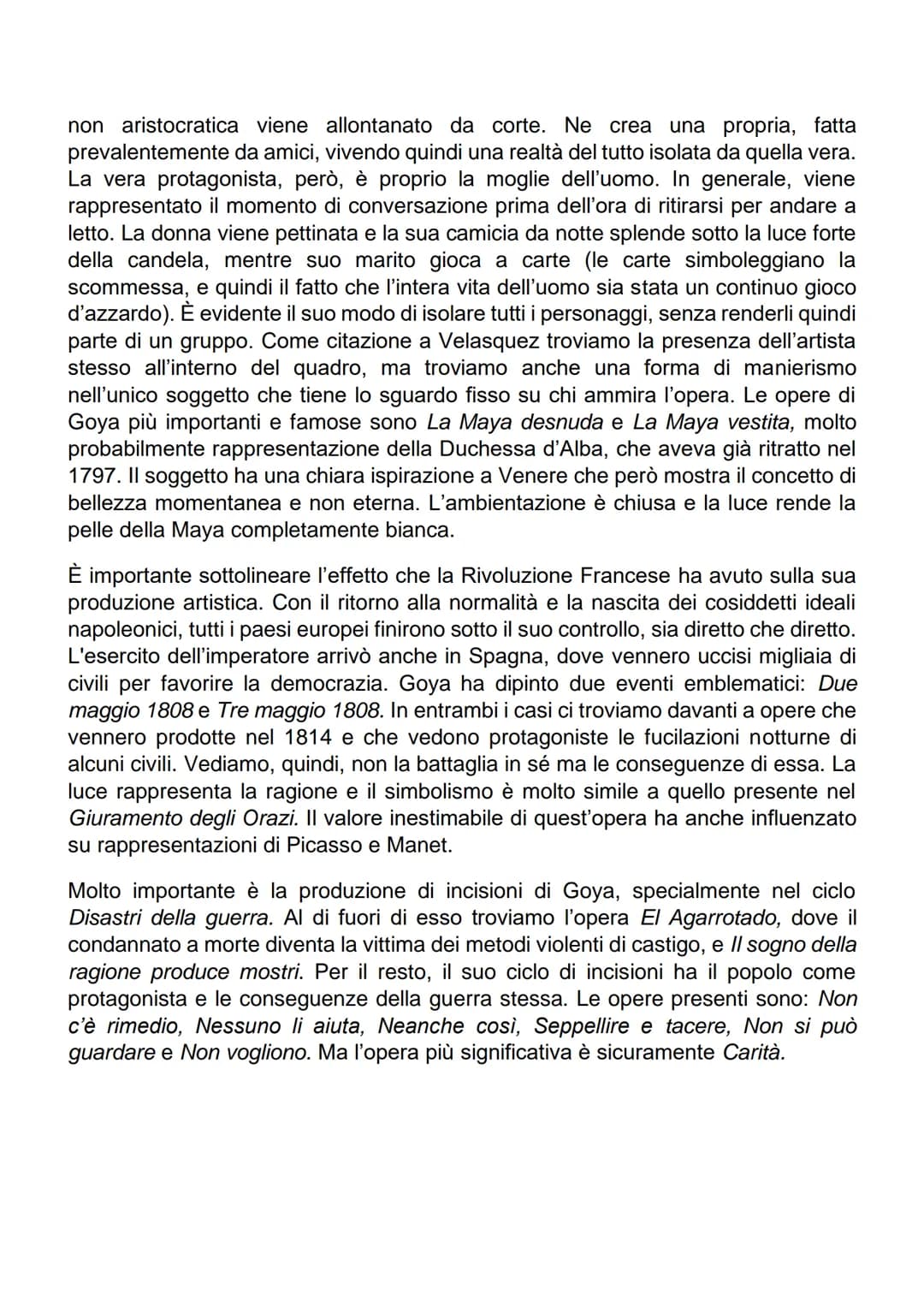 Goya
Goya crebbe nell'ambiente borbonico sotto Carlo III di Borbone (aveva
abbandonato Napoli dopo essere diventato erede di Spagna), la cui