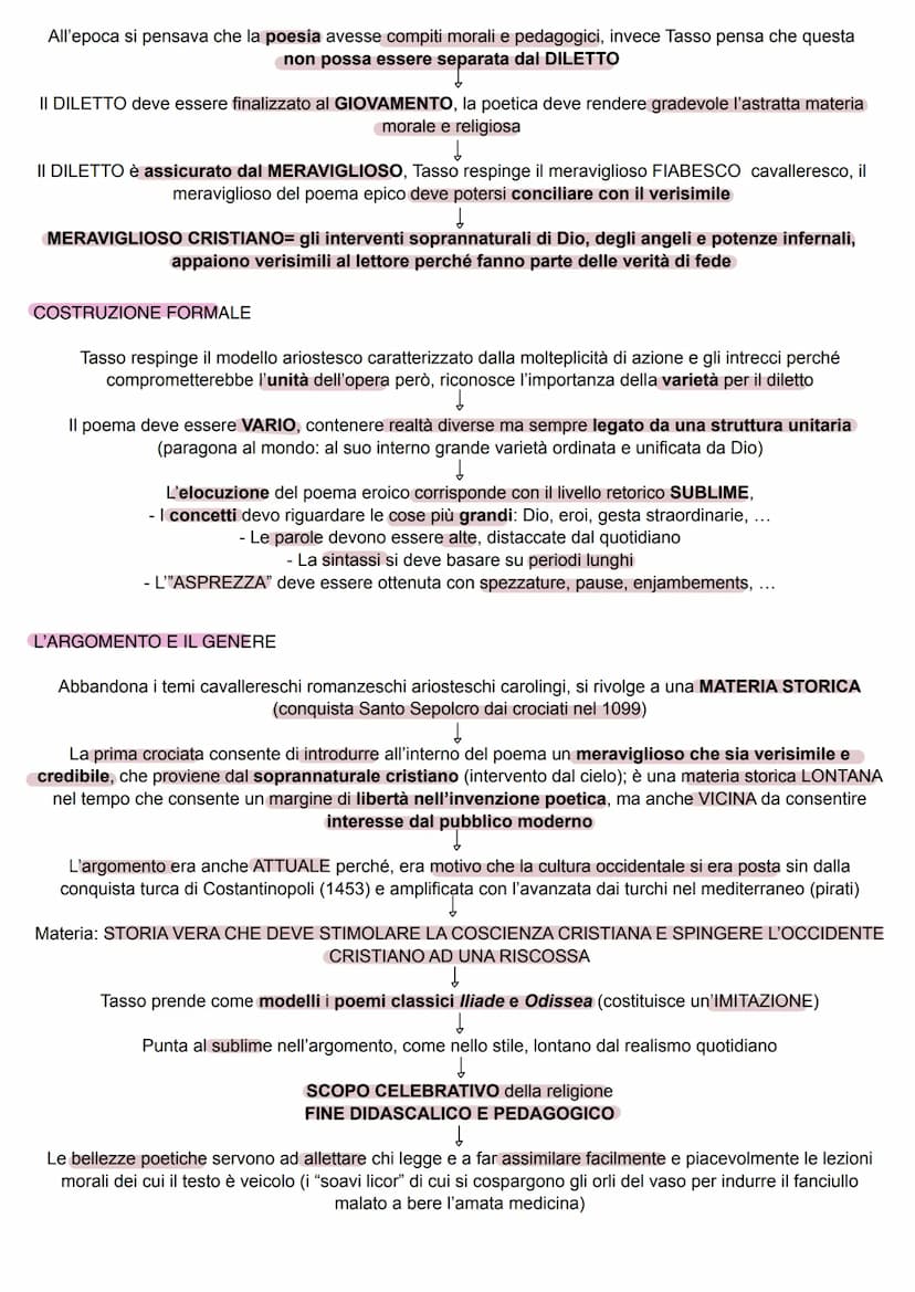 VITA non studiare, solo sapere a grandi linee
TORQUATO TASSO
Nacque nel 1544
Il padre, di nobile famiglia bergamasca, era gentiluomo di cort