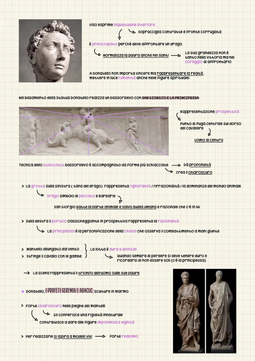 Jacopo della Quercia
• Jacopo della Quercia, MONUMENTO FUNERARIO DI ILARIA DEL CARRETTO, marmo di carrara
Donatello
costruzione simmetrica
L