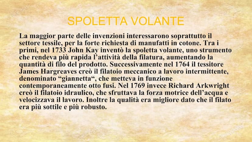 23RF
123RF
la prima Rivoluzione
Industriale!
THIN 1765
00
1870
Si sviluppa in
Inghilterra...
.. A partire dal 1765
al 1870...Dura 1 secolo! 
