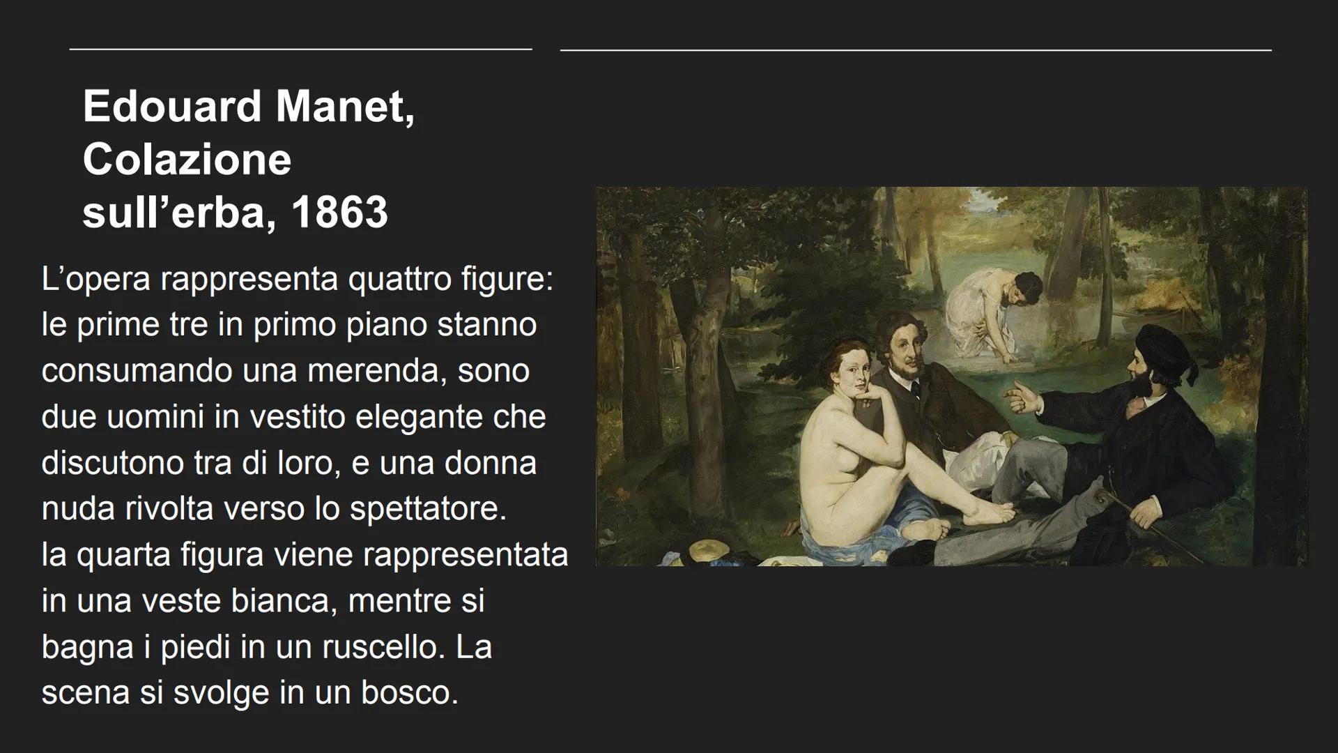 IMPRESSIONISMO Che cos'è l'
impressionismo?
L'impressionismo è un movimento artistico che nasce a
Parigi nel 1874 grazie al fotografo Nadar 