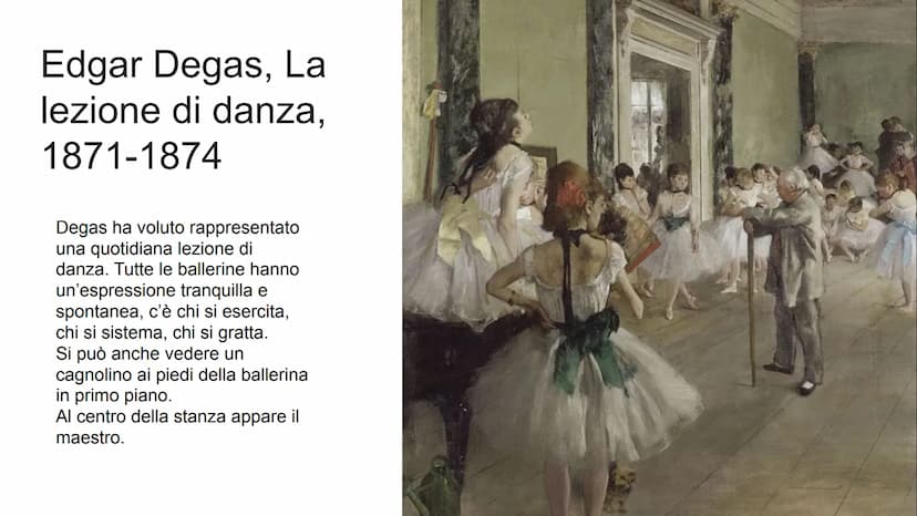 IMPRESSIONISMO Che cos'è l'
impressionismo?
L'impressionismo è un movimento artistico che nasce a
Parigi nel 1874 grazie al fotografo Nadar 