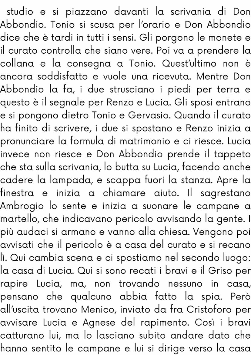 Capitolo 8
Quando arrivano sotto la casa del curato, Perpetua
era andata a riferire a Don Abbondio la presenza di
Tonio e Gervasio. Don Abbo