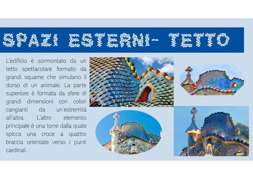 ANTONI GAUDUS
122 ANTONI GAUDÍ
Antoni Gaudí è nato a Reus il 25 giugno 1852 ed è morto
a Barcellona il 10 giugno 1926, è stato un architetto