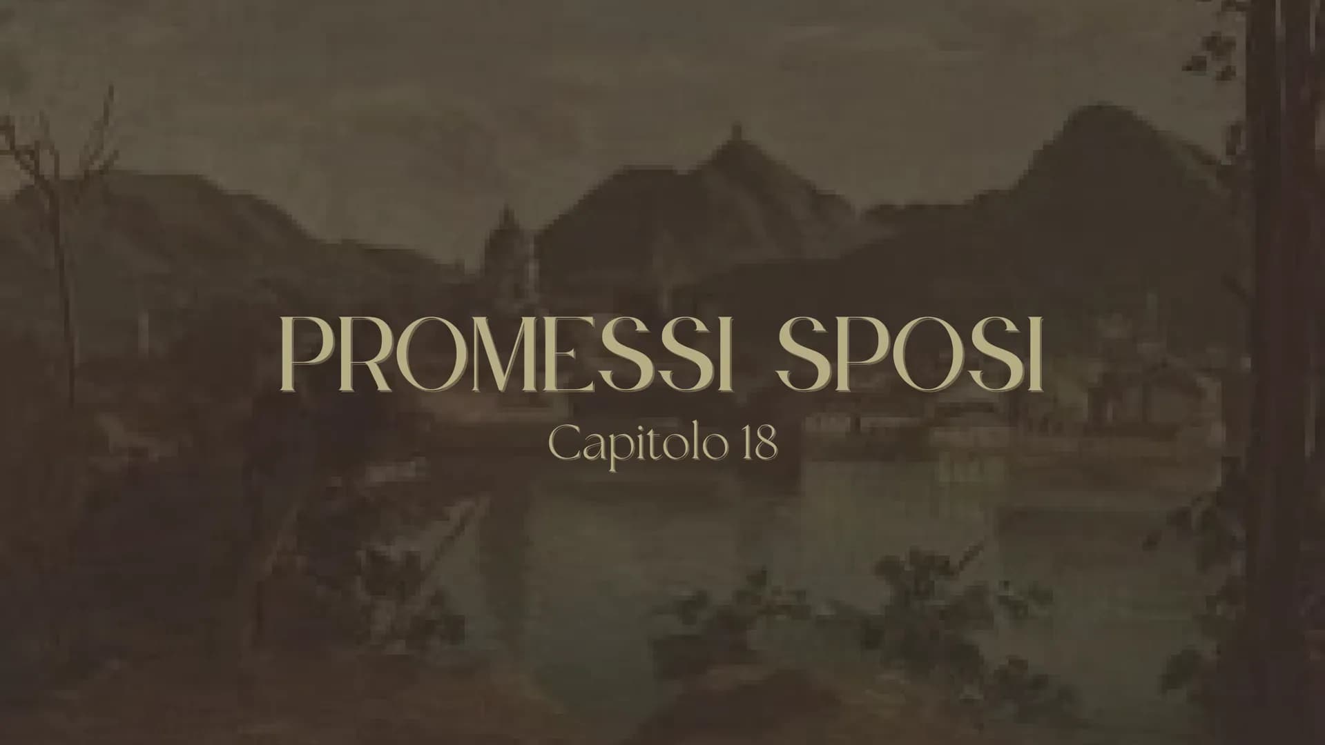 PROMESSI SPOSI
Capitolo 18 PRIMA SEQUENZA: perquisizione della casa di Renzo
È il 13 novembre 1628 e il Capitano di
giustizia di Milano mand