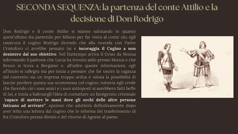 PROMESSI SPOSI
Capitolo 18 PRIMA SEQUENZA: perquisizione della casa di Renzo
È il 13 novembre 1628 e il Capitano di
giustizia di Milano mand