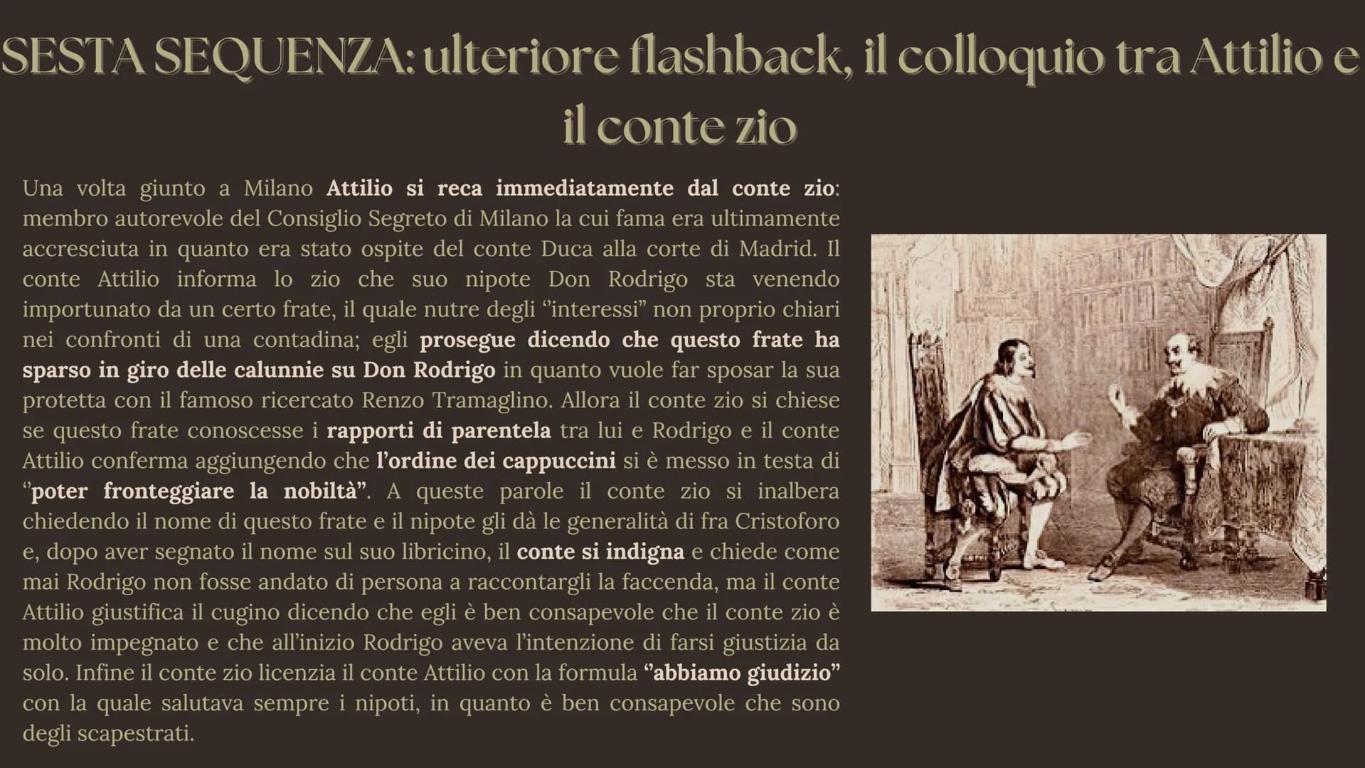 PROMESSI SPOSI
Capitolo 18 PRIMA SEQUENZA: perquisizione della casa di Renzo
È il 13 novembre 1628 e il Capitano di
giustizia di Milano mand