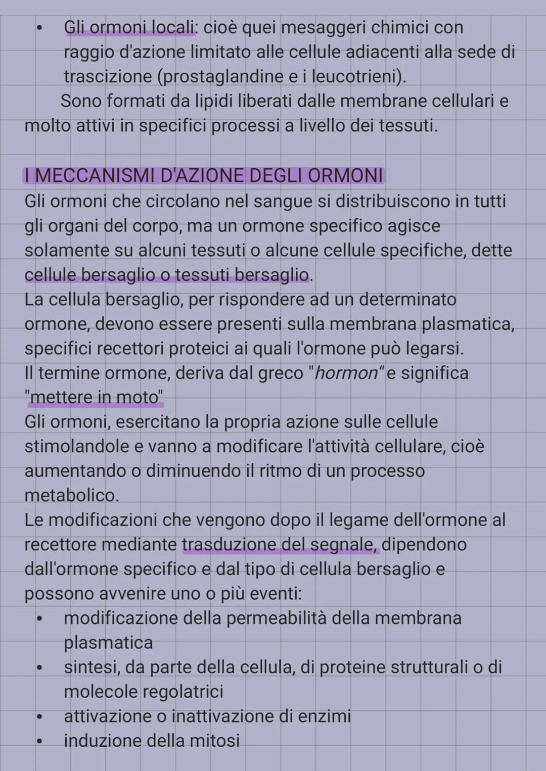 IL SISTEMA ENDOCRINO
E' in sinergia con il sistema nervoso, coordina e dirtige le
attività cellulari.
Il sistema nervoso, rilascia i neurotr