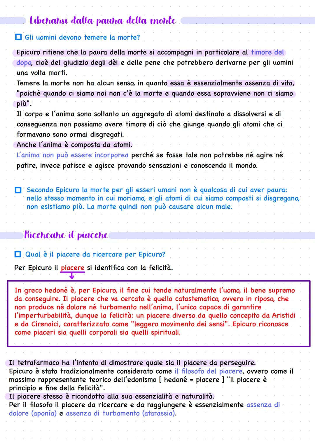 Epicuro nasce nel 341 a.C. a. Samo.
- pare che abbia iniziato ad occuparsi di filosofia a quattordici anni, probabilmente spinto
dalla lettu