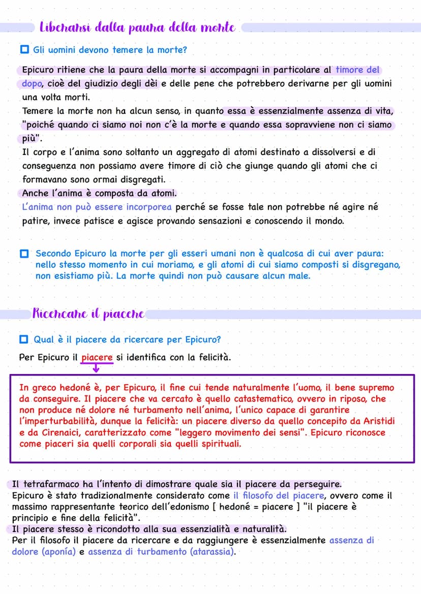 Epicuro nasce nel 341 a.C. a. Samo.
- pare che abbia iniziato ad occuparsi di filosofia a quattordici anni, probabilmente spinto
dalla lettu