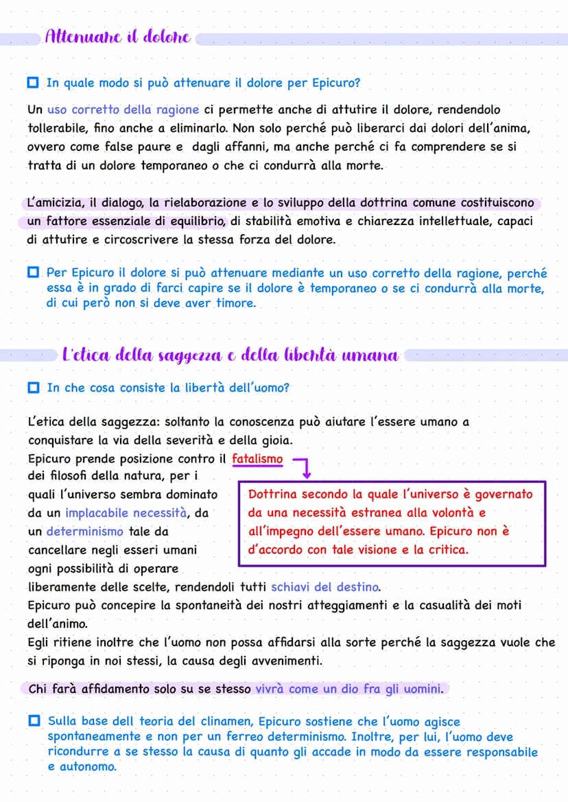 Epicuro nasce nel 341 a.C. a. Samo.
- pare che abbia iniziato ad occuparsi di filosofia a quattordici anni, probabilmente spinto
dalla lettu