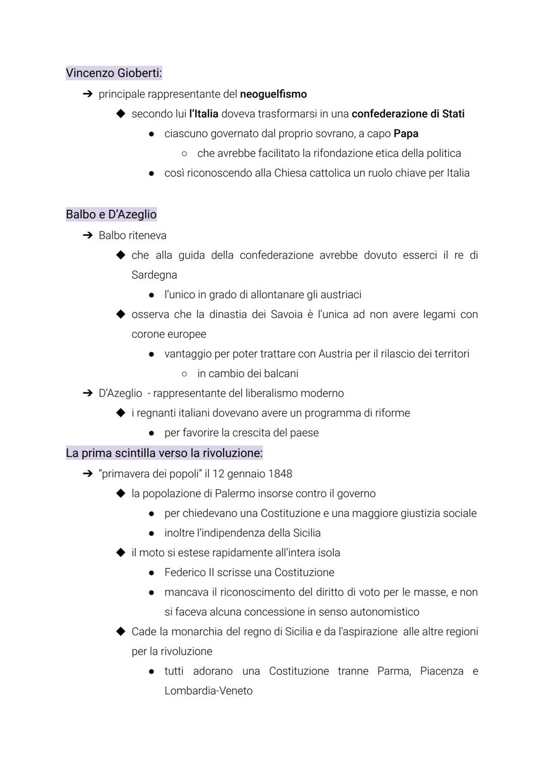 Che cos'è il risorgimento?
→ è il lungo processo politico, culturale e militare che porta alla formazione di uno
Stato-nazione unitario Ital