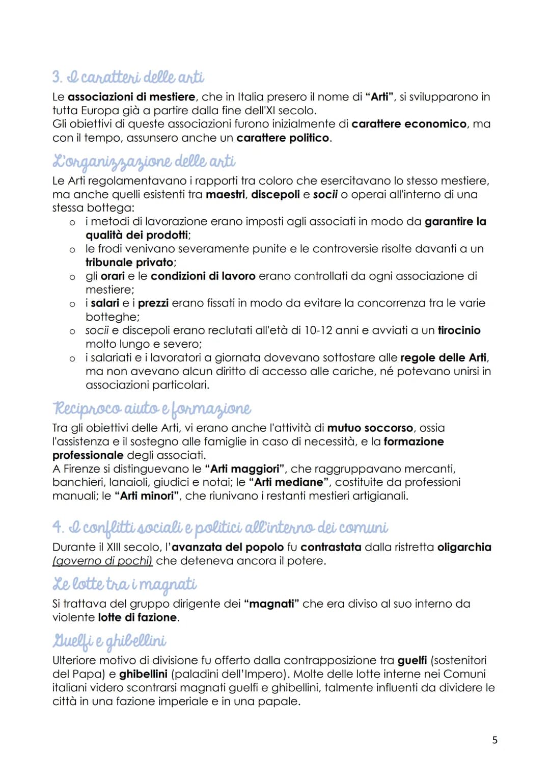 I comuni
1. L'origine dei comuni in Italia e in Europa
Le origini del Comune italiano risalgono all'XI secolo, quando, in seguito al forte
s