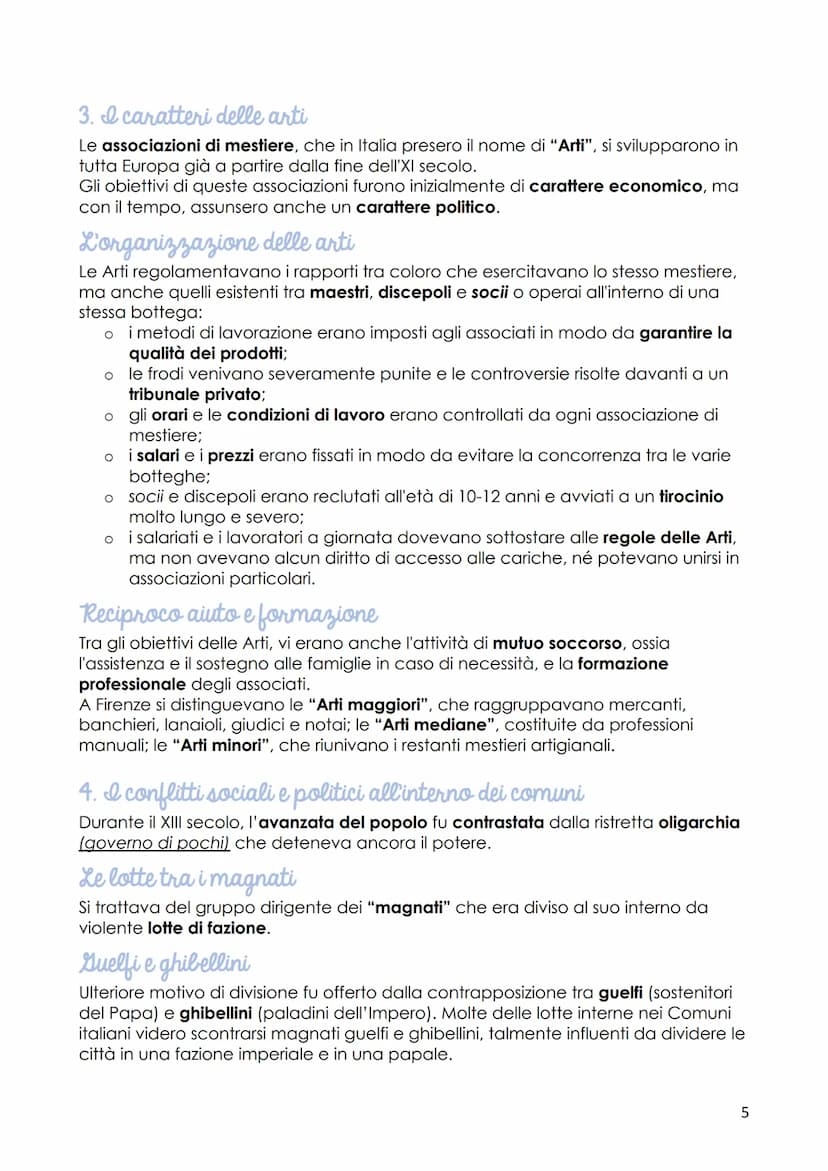 I comuni
1. L'origine dei comuni in Italia e in Europa
Le origini del Comune italiano risalgono all'XI secolo, quando, in seguito al forte
s