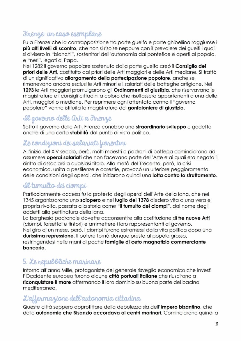 I comuni
1. L'origine dei comuni in Italia e in Europa
Le origini del Comune italiano risalgono all'XI secolo, quando, in seguito al forte
s