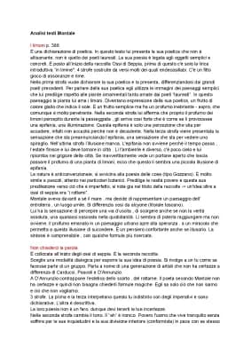 Know Analisi testi di Montale  thumbnail