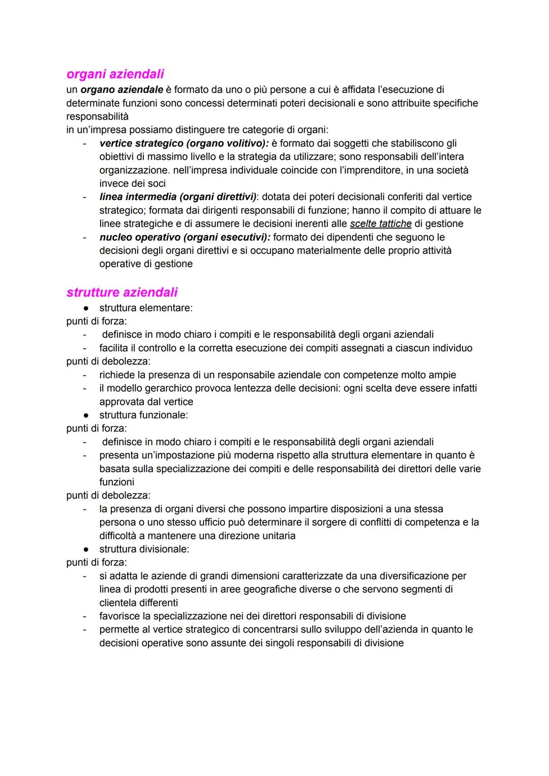 Cos'è un'impresa?
L'impresa è un'organizzazione destinata a durare nel tempo per produrre beni o servizi al
fine di ottenere un profitto.
un
