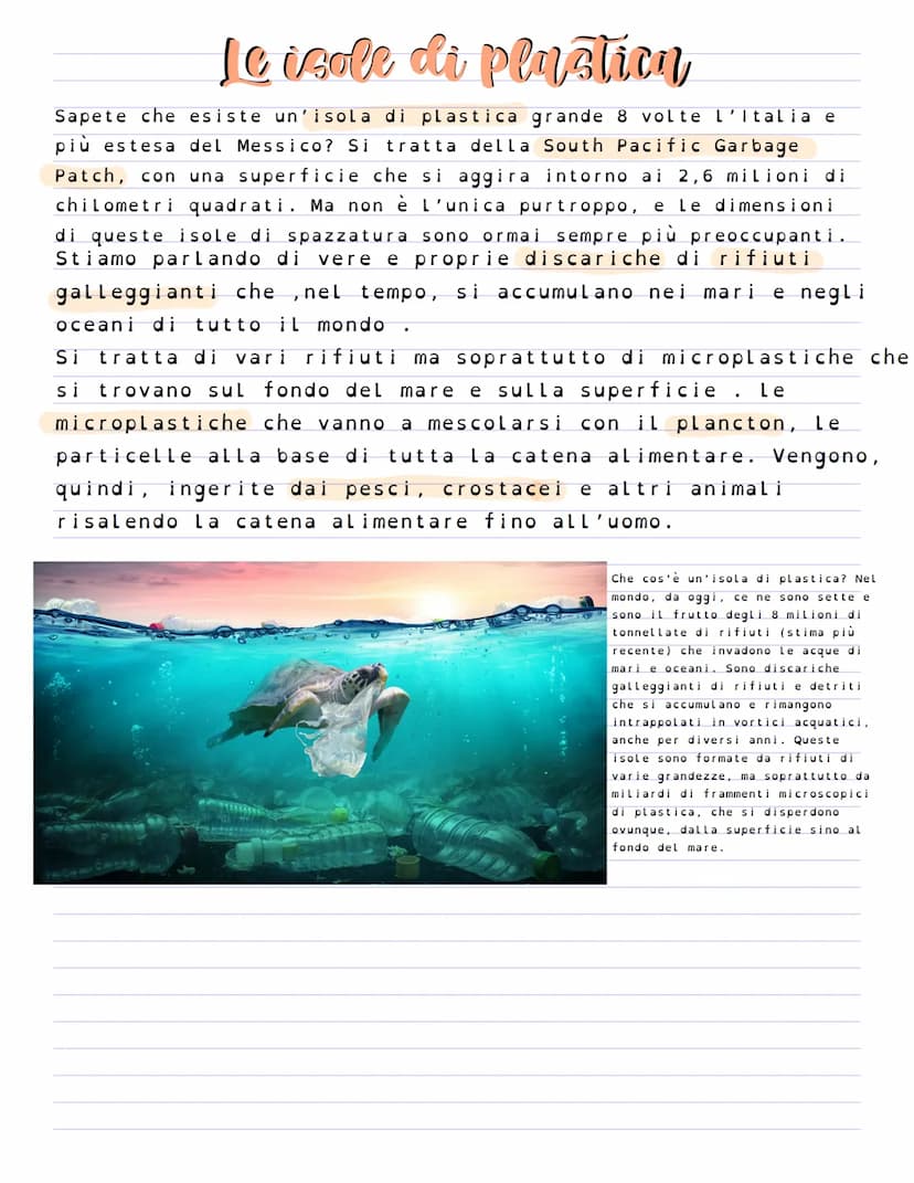 Cos'è la plastica
La plastica è una serie di
polimeri derivanti dal
petrolio
La plastica è stato un materiale
che ha rivoluzionato
il pianet