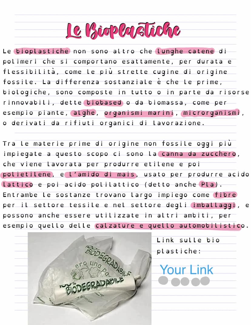 Cos'è la plastica
La plastica è una serie di
polimeri derivanti dal
petrolio
La plastica è stato un materiale
che ha rivoluzionato
il pianet