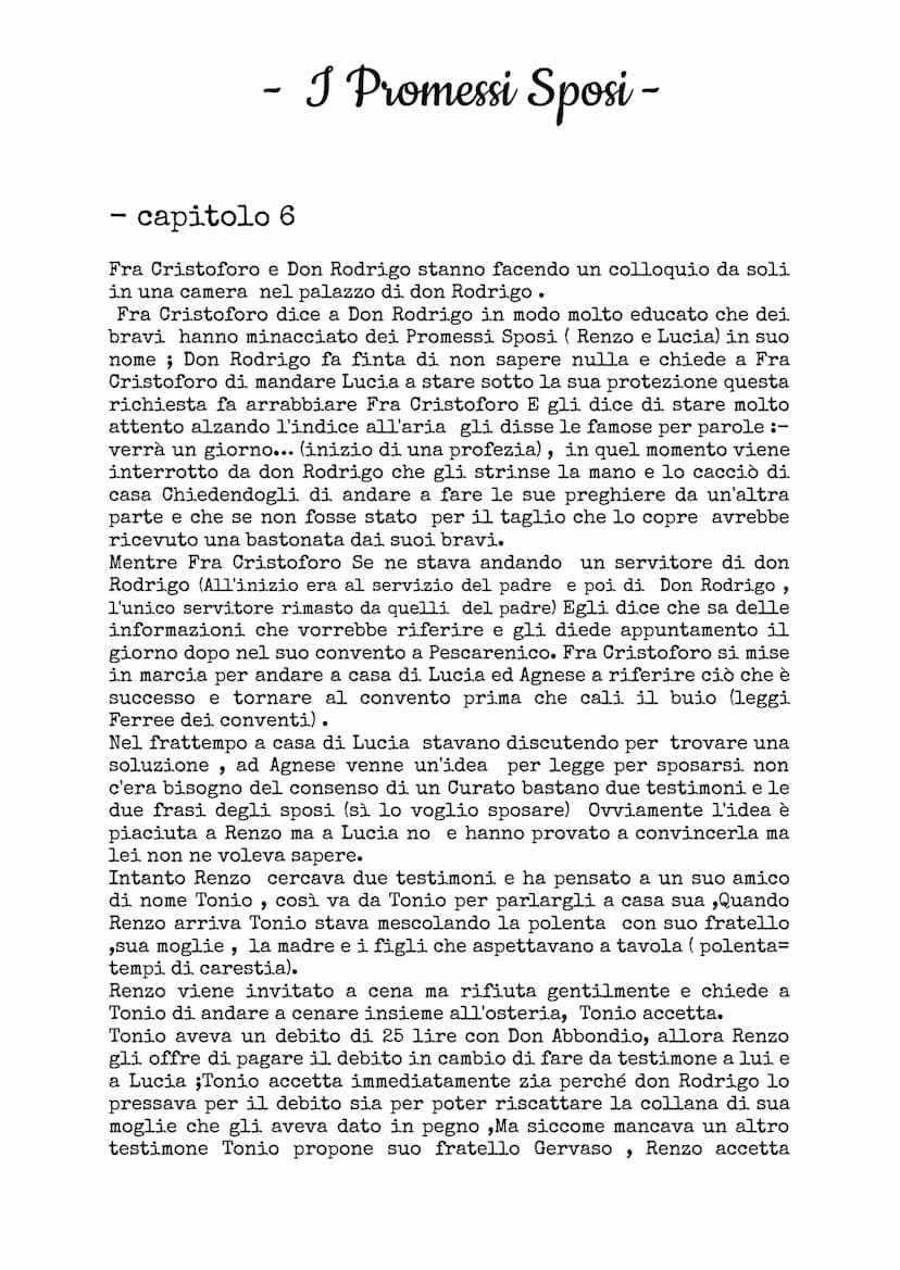- I Promessi Sposi -
capitolo 5
Fra Cristoforo arriva da Lucia e Agnese e nota che sono molto
preoccupate (Lucia piangeva).
Lucia e Agnese r