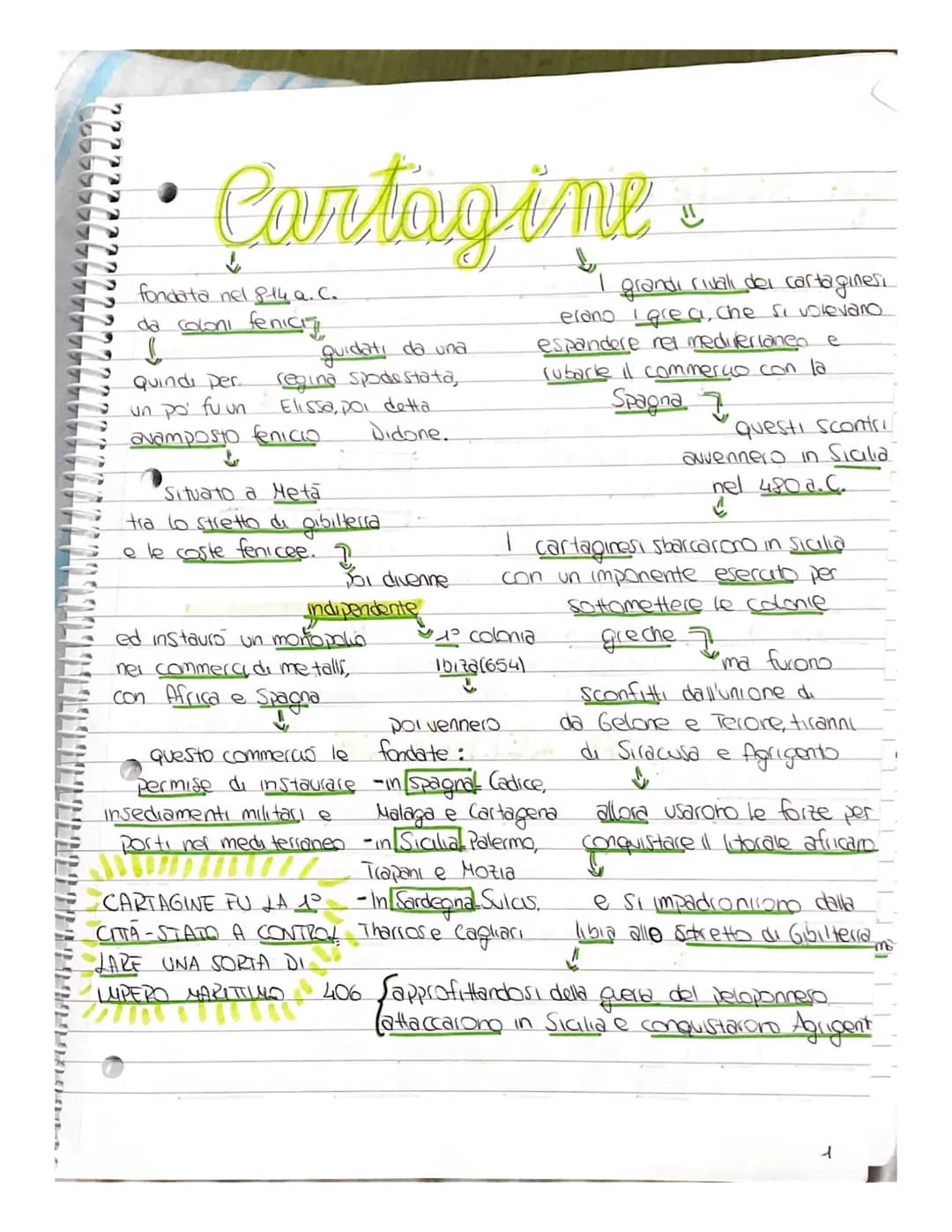 Cartagine.
guidati da una
regina spodestata,
Elissa, poi detta.
Didone.
fondata nel 814 a. C.
da coloni fenici
T
Quindi per..
un po' fu un
a